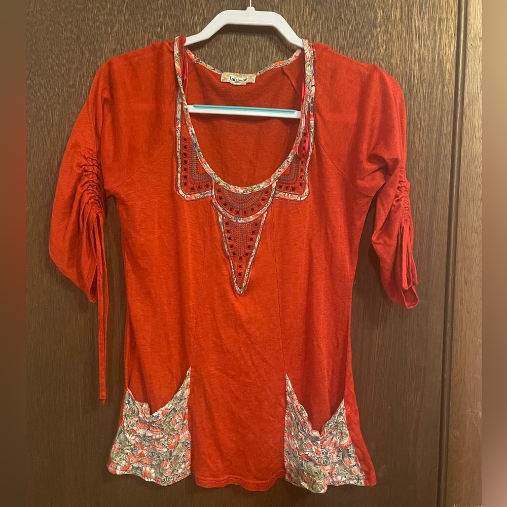 Vintage 2000s Y2K Boho Retro Top